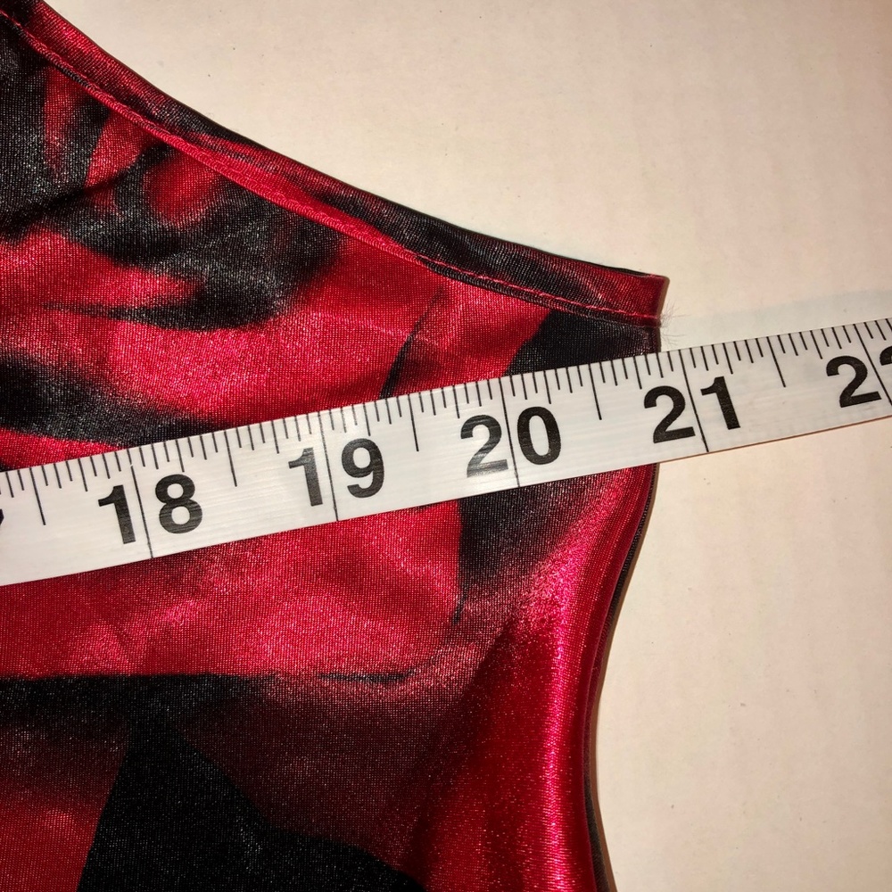 Intimates Pajamas Set Red Rose Sexy Sz Large Morgan Taylor - Picture 6 of 16